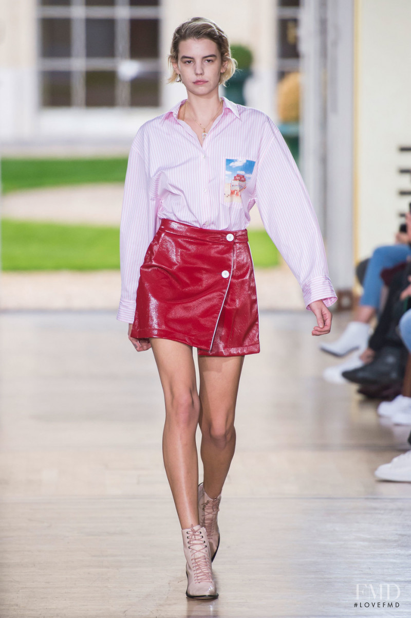 Michi Delane featured in  the Paul et Joe fashion show for Spring/Summer 2019