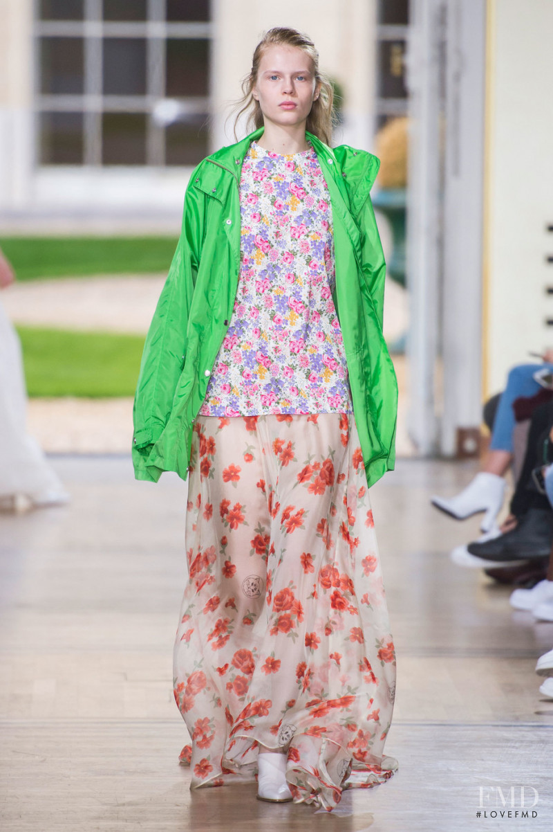 Estelle Nehring featured in  the Paul et Joe fashion show for Spring/Summer 2019