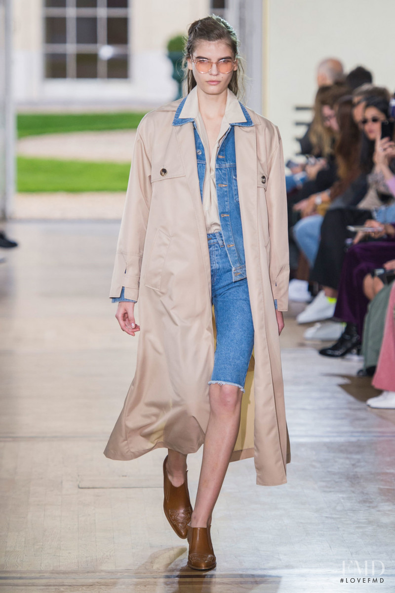 Katya Lashko featured in  the Paul et Joe fashion show for Spring/Summer 2019