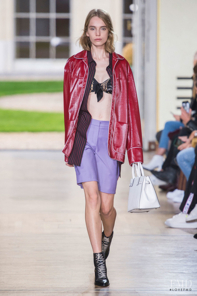 Julie Trichot featured in  the Paul et Joe fashion show for Spring/Summer 2019