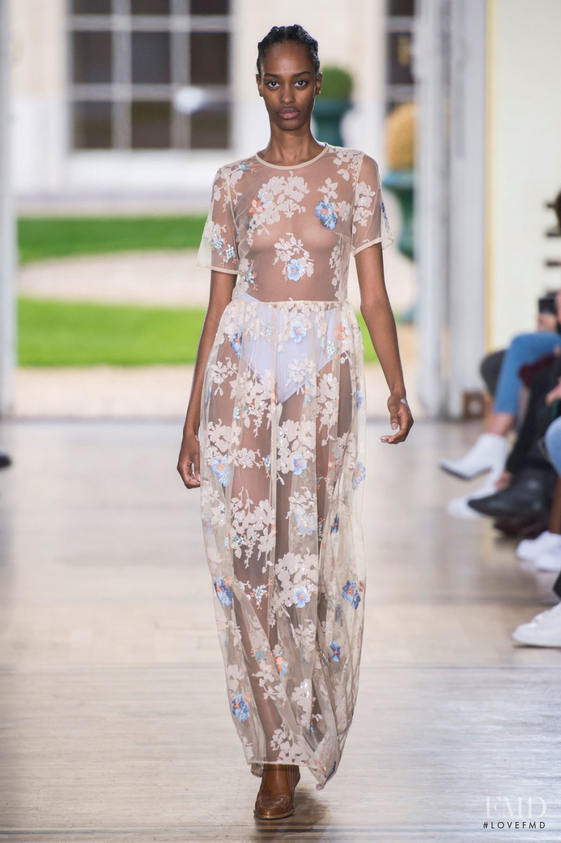 Lalani Ali featured in  the Paul et Joe fashion show for Spring/Summer 2019