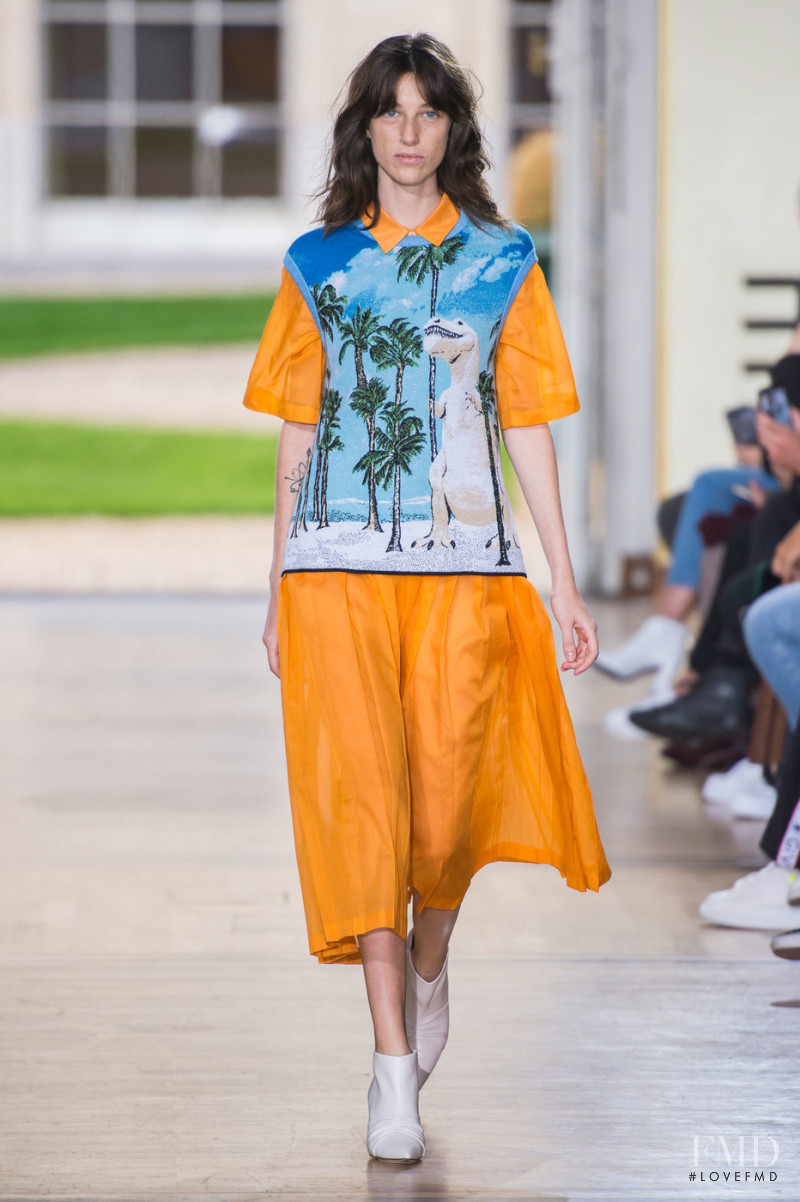 Maga Abramoff featured in  the Paul et Joe fashion show for Spring/Summer 2019