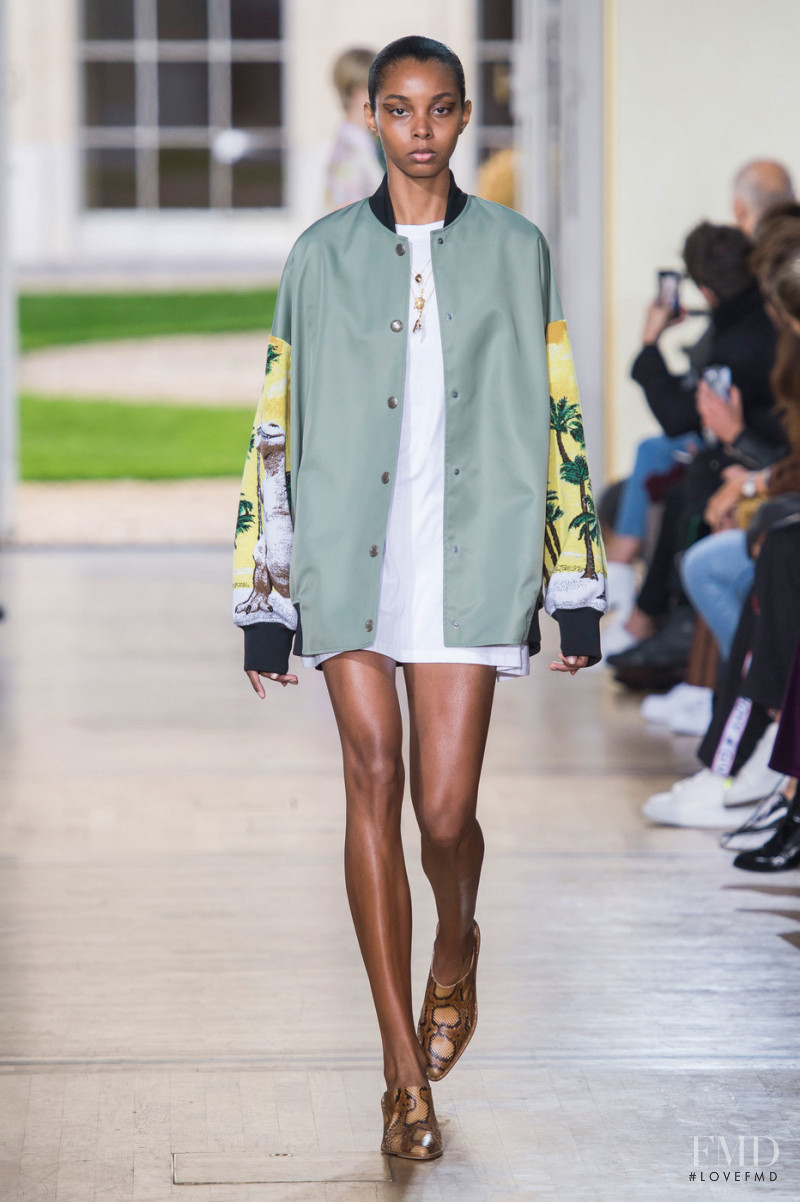 Rayane Brown featured in  the Paul et Joe fashion show for Spring/Summer 2019