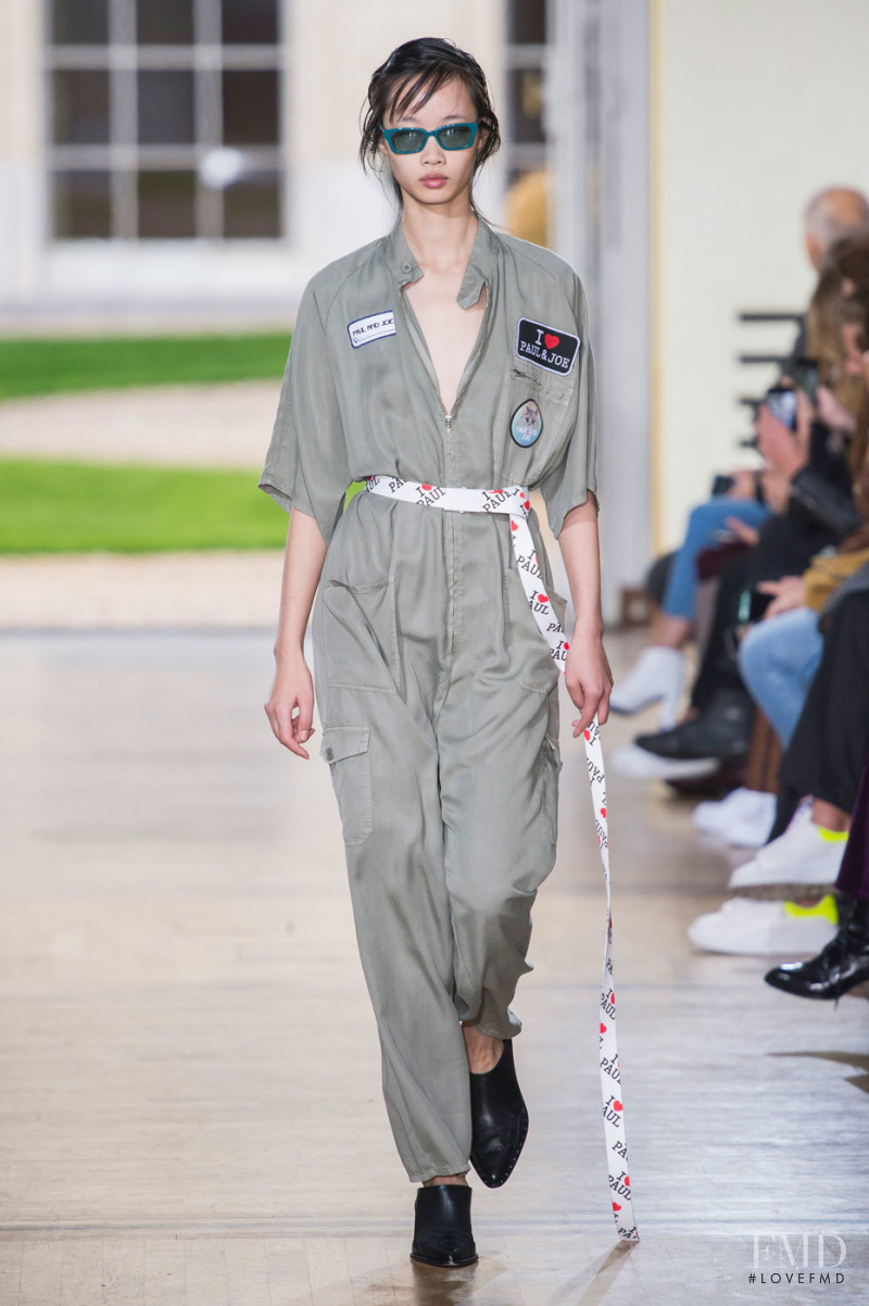 Huan Zhou featured in  the Paul et Joe fashion show for Spring/Summer 2019