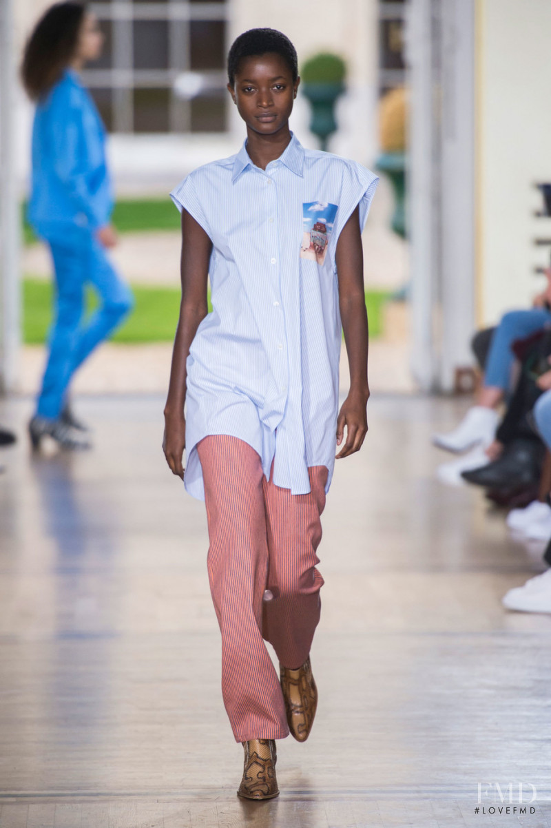 Oumie Jammeh featured in  the Paul et Joe fashion show for Spring/Summer 2019