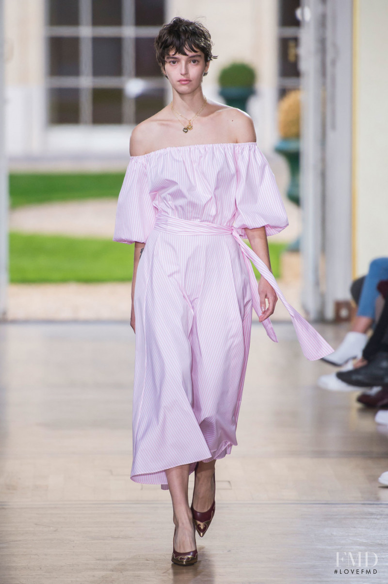 Asya Reznikova featured in  the Paul et Joe fashion show for Spring/Summer 2019