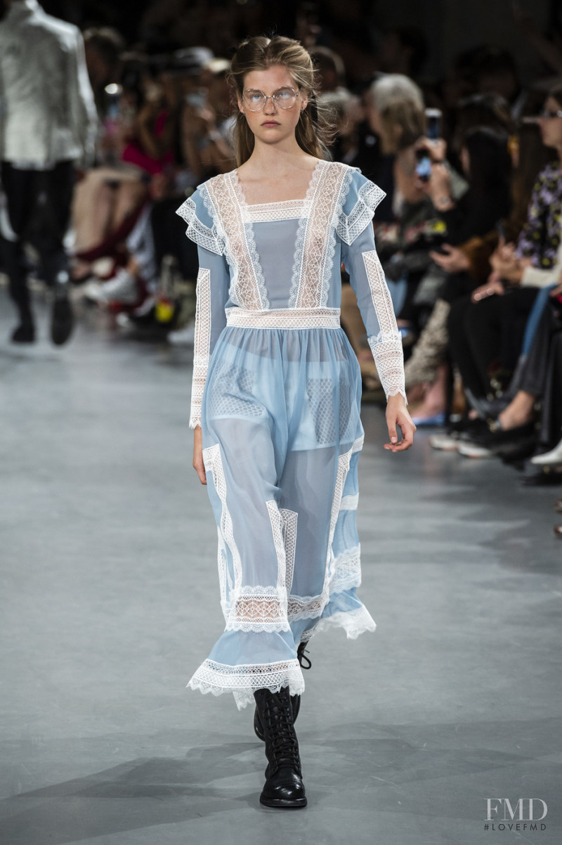 Viktoriia Gerasimova featured in  the John Galliano fashion show for Spring/Summer 2019
