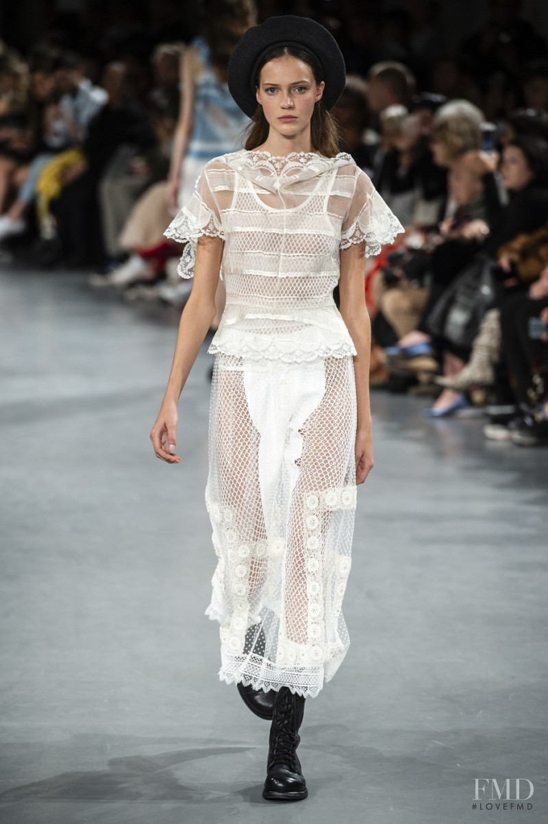 Anniek Verfaille featured in  the John Galliano fashion show for Spring/Summer 2019