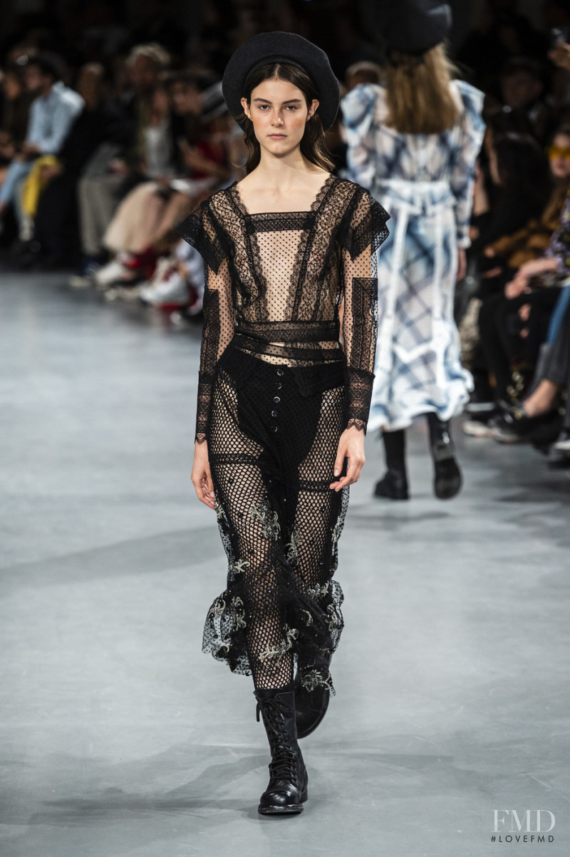 Irina Shnitman featured in  the John Galliano fashion show for Spring/Summer 2019