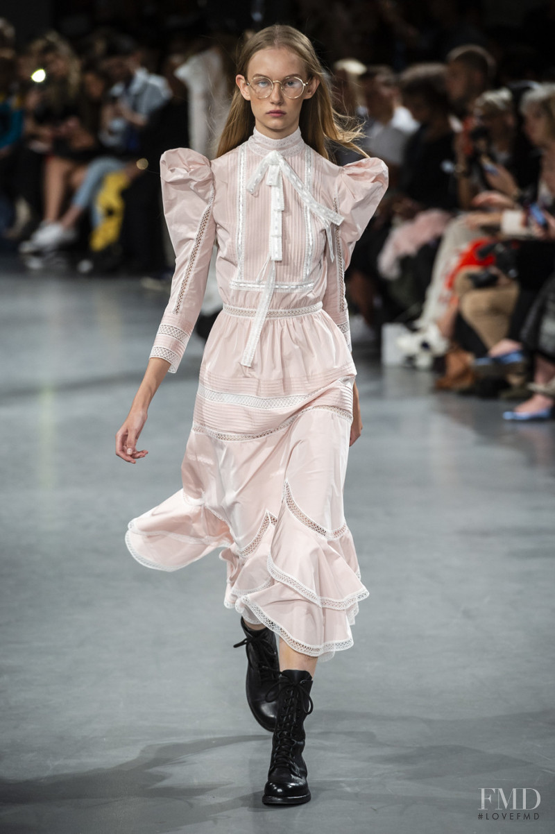 Bianca Szilagyi featured in  the John Galliano fashion show for Spring/Summer 2019