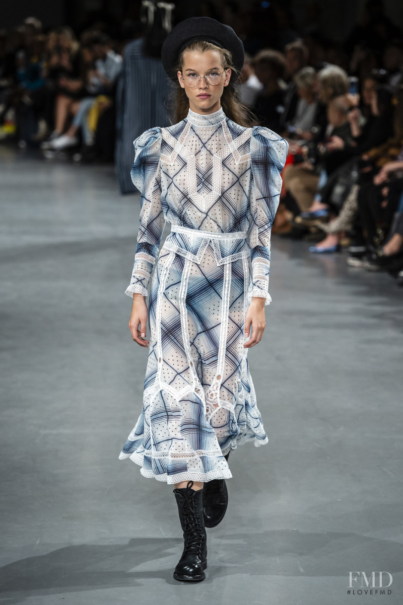 Laurijn Bijnen featured in  the John Galliano fashion show for Spring/Summer 2019