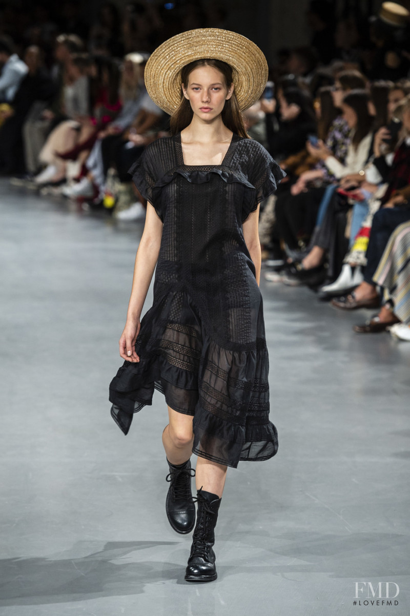 Tani Birkin featured in  the John Galliano fashion show for Spring/Summer 2019