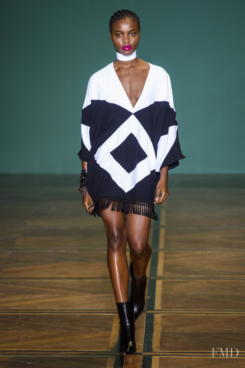 Olamide Ogundele featured in  the Andrew Gn fashion show for Spring/Summer 2019