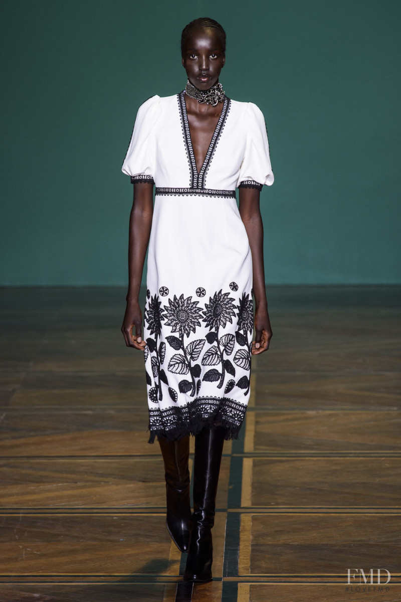 Niko Riam featured in  the Andrew Gn fashion show for Spring/Summer 2019