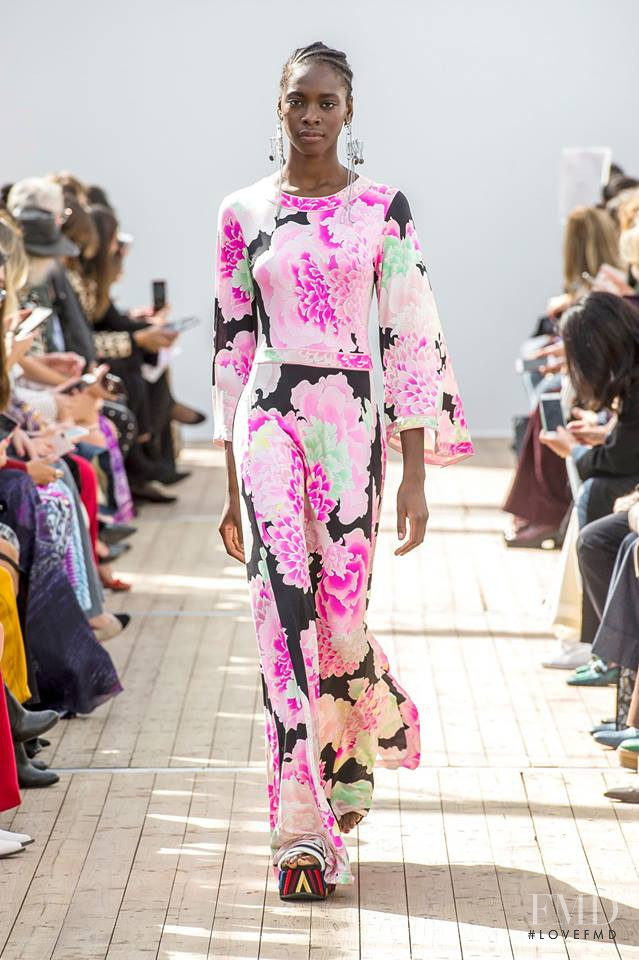 Marie Fofana featured in  the Leonard fashion show for Spring/Summer 2019