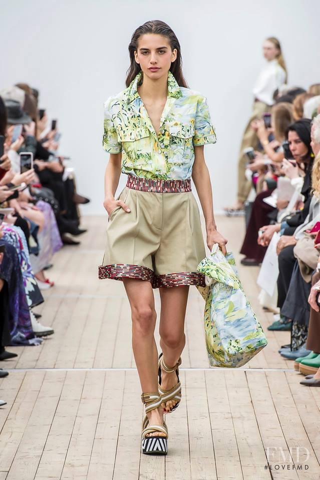 Milagros Pineiro featured in  the Leonard fashion show for Spring/Summer 2019