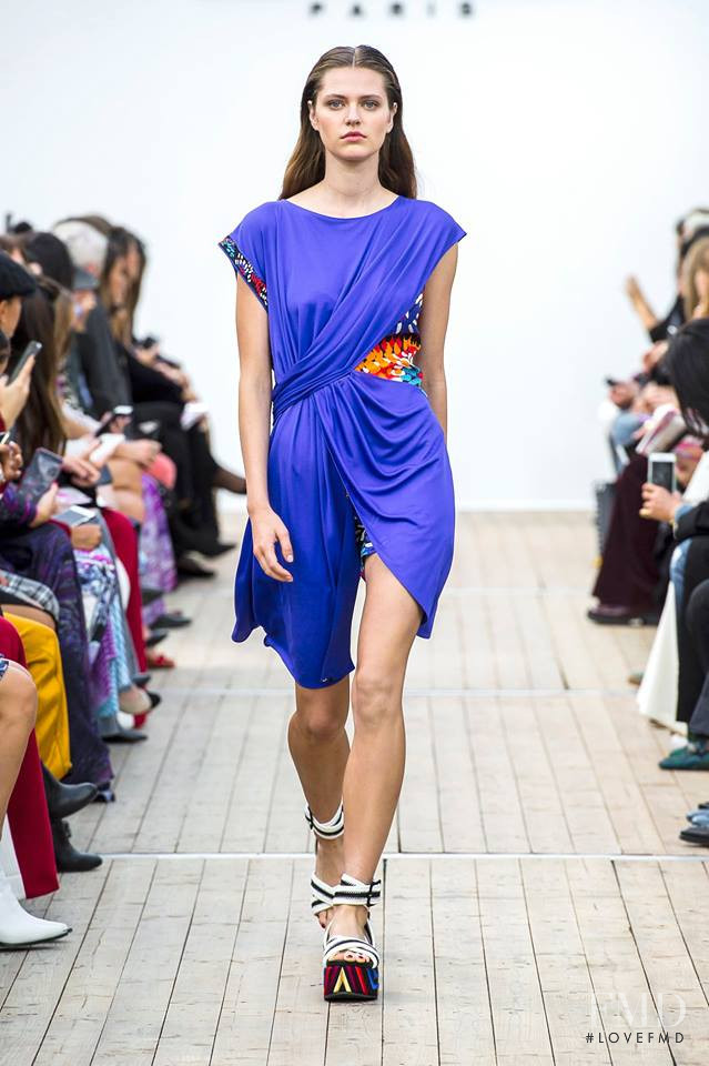Natalia Bulycheva featured in  the Leonard fashion show for Spring/Summer 2019