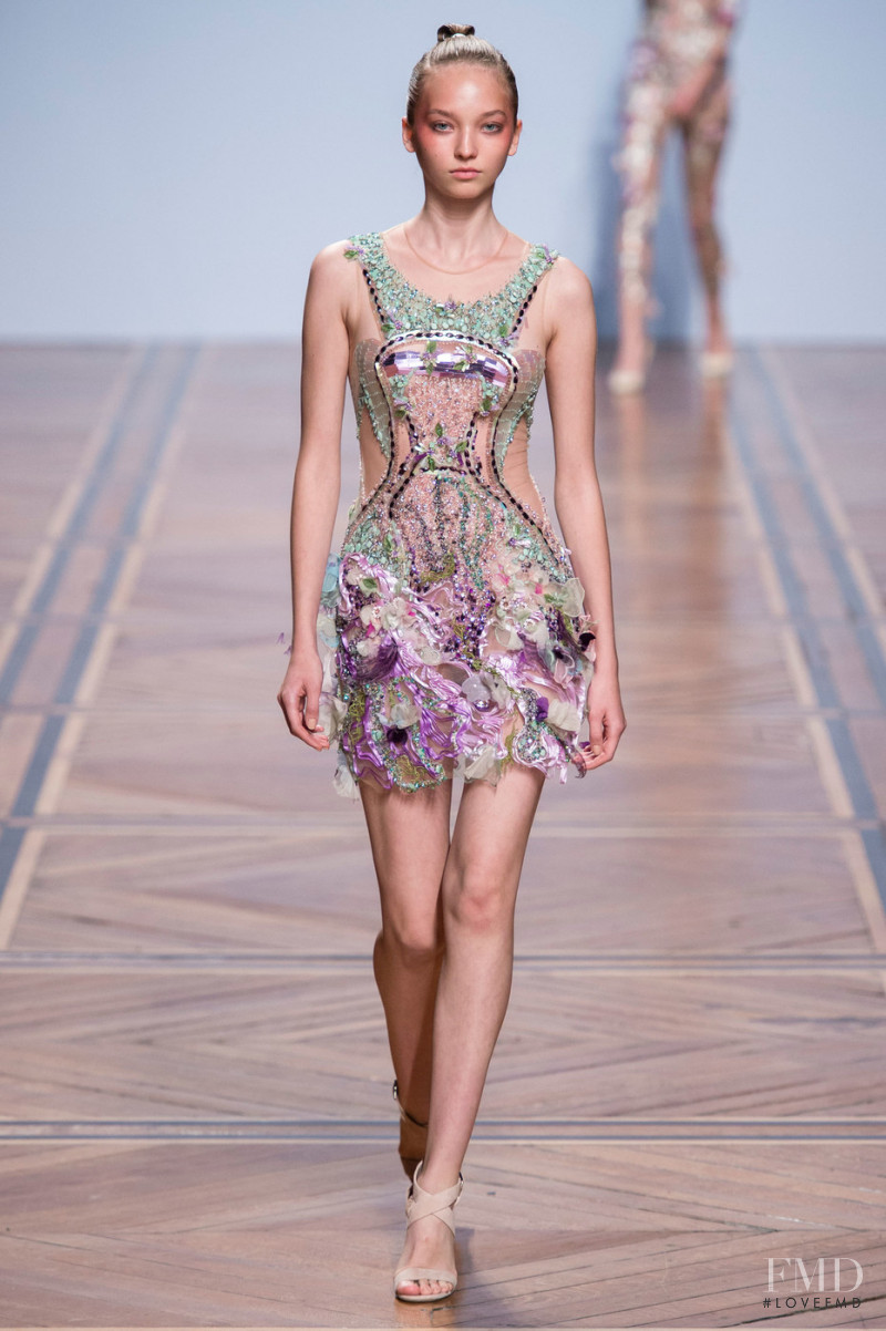 Milena Ioanna featured in  the Valentin Yudashkin fashion show for Spring/Summer 2019