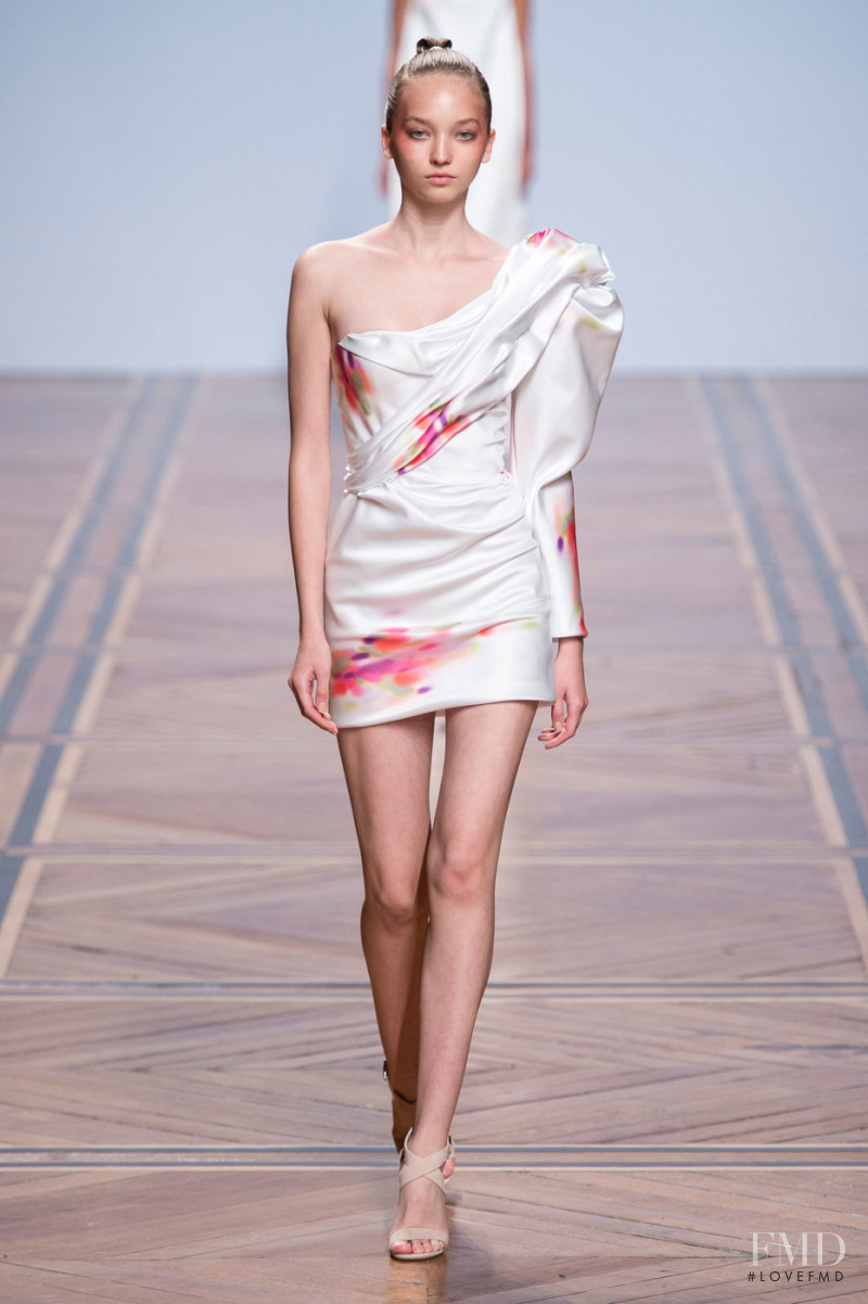Milena Ioanna featured in  the Valentin Yudashkin fashion show for Spring/Summer 2019