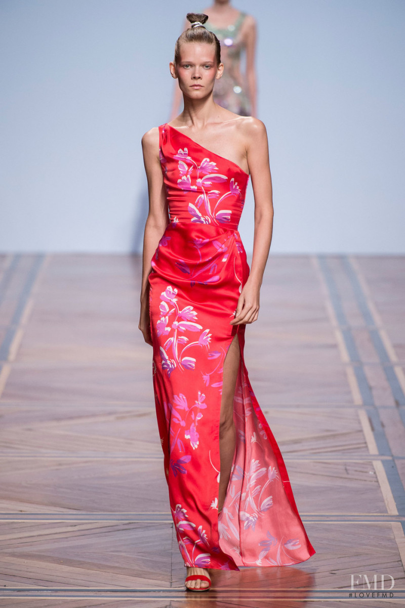 Irina Kravchenko featured in  the Valentin Yudashkin fashion show for Spring/Summer 2019