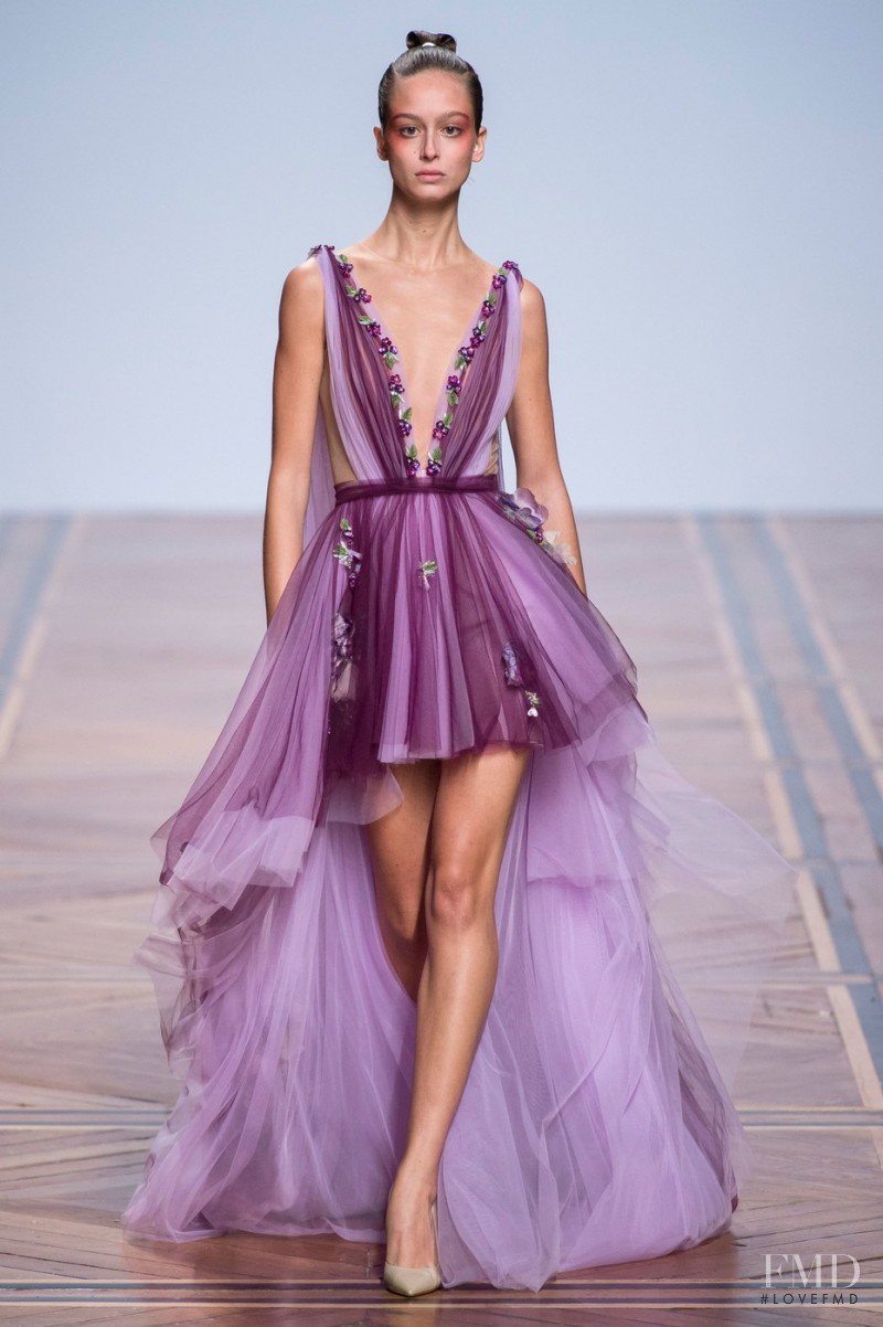 Chiara Corridori featured in  the Valentin Yudashkin fashion show for Spring/Summer 2019