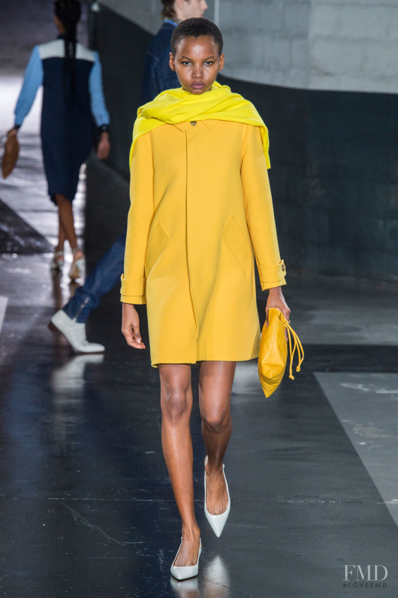 Bruna Di featured in  the A.P.C. fashion show for Spring/Summer 2019