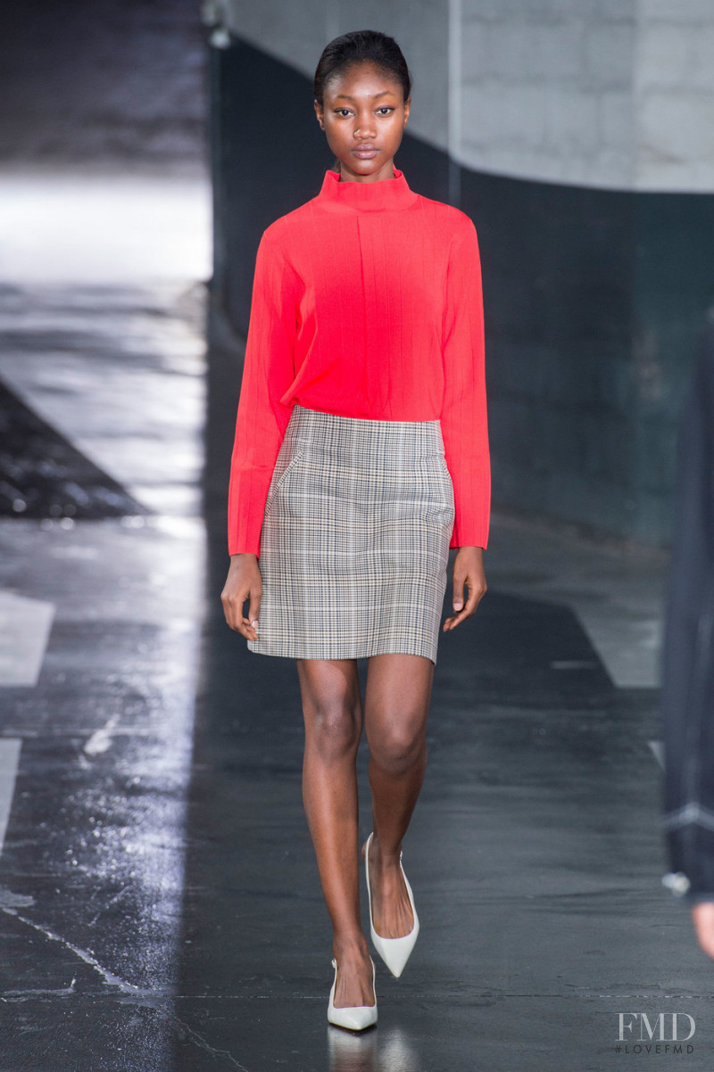 Eniola Abioro featured in  the A.P.C. fashion show for Spring/Summer 2019