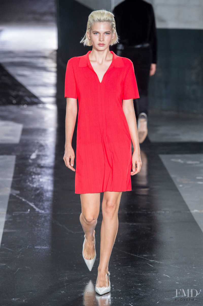 Jana Julius featured in  the A.P.C. fashion show for Spring/Summer 2019