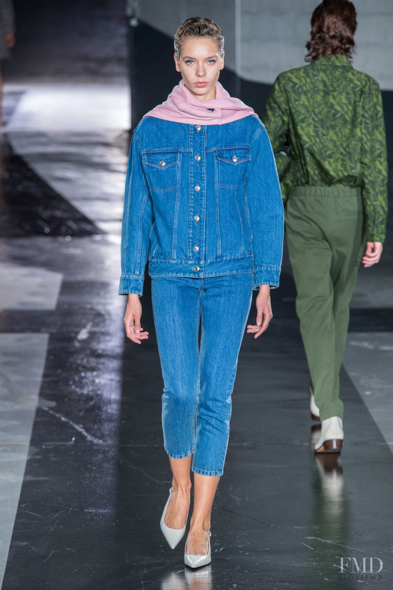 Lex Hands featured in  the A.P.C. fashion show for Spring/Summer 2019
