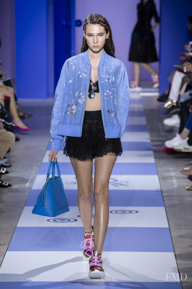 Kamila Horbachova featured in  the Shiatzy Chen fashion show for Spring/Summer 2019