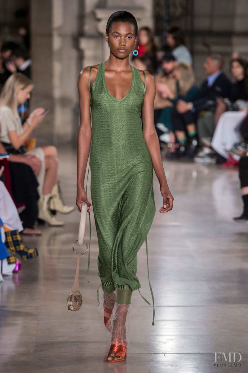 Ruth Akele Ayodele featured in  the Esteban Cortazar fashion show for Spring/Summer 2019