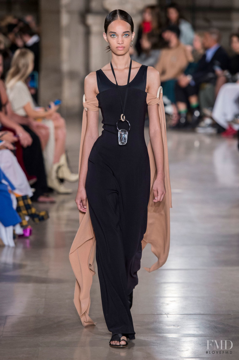Ellen Rosa featured in  the Esteban Cortazar fashion show for Spring/Summer 2019