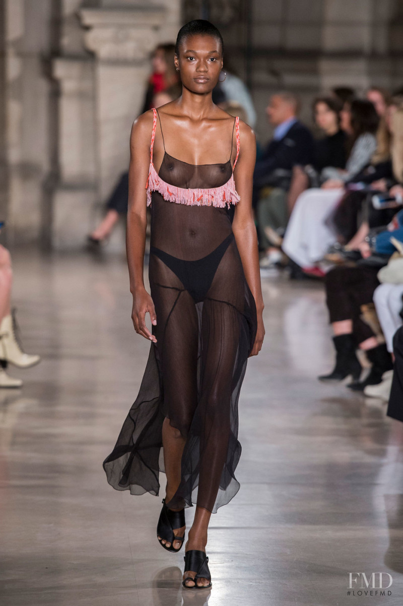 Naki Depass featured in  the Esteban Cortazar fashion show for Spring/Summer 2019