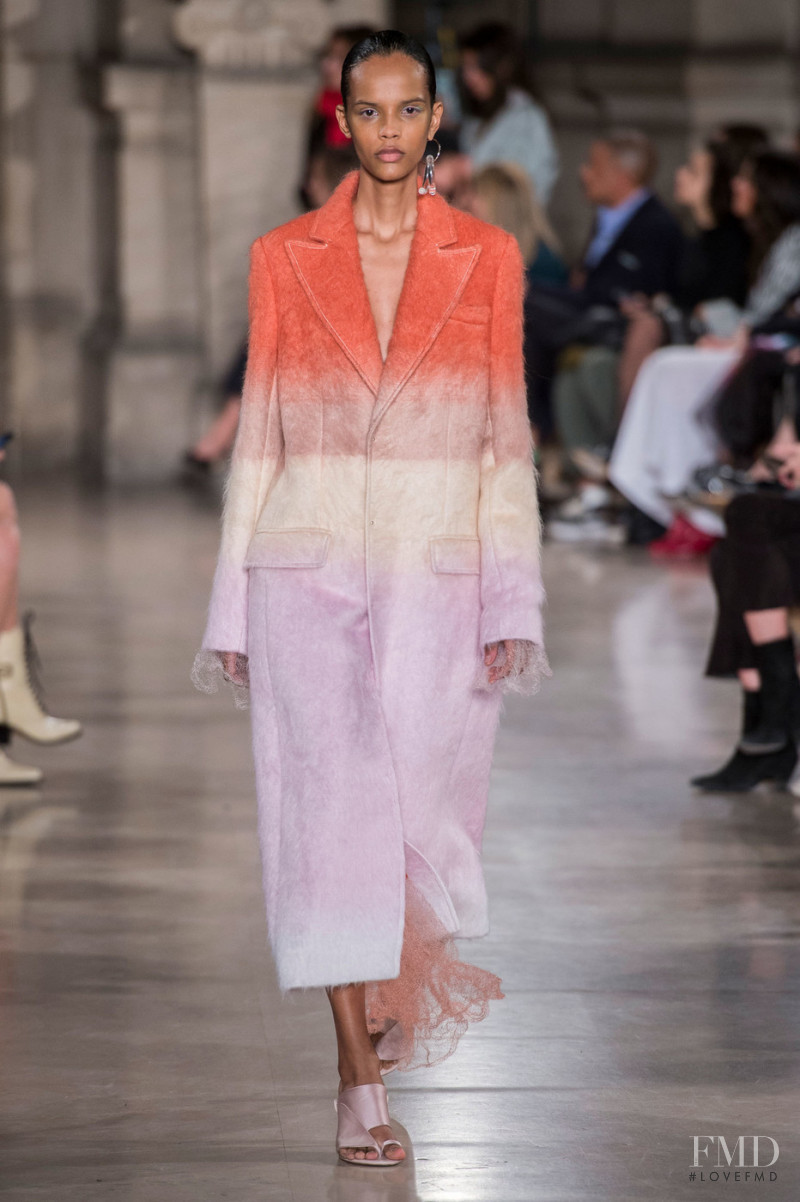 Natalia Montero featured in  the Esteban Cortazar fashion show for Spring/Summer 2019