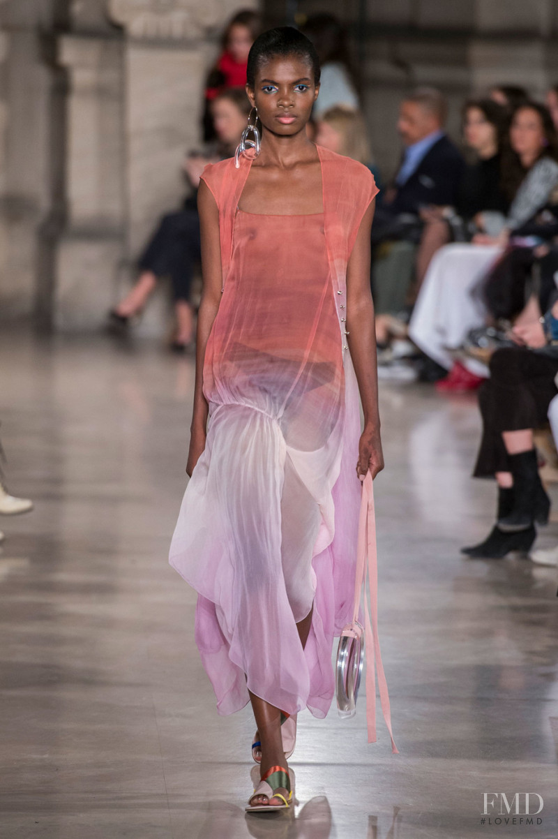 Ayobami  Okekunle featured in  the Esteban Cortazar fashion show for Spring/Summer 2019