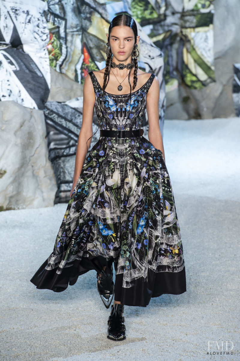 Matea Brakus featured in  the Alexander McQueen fashion show for Spring/Summer 2019
