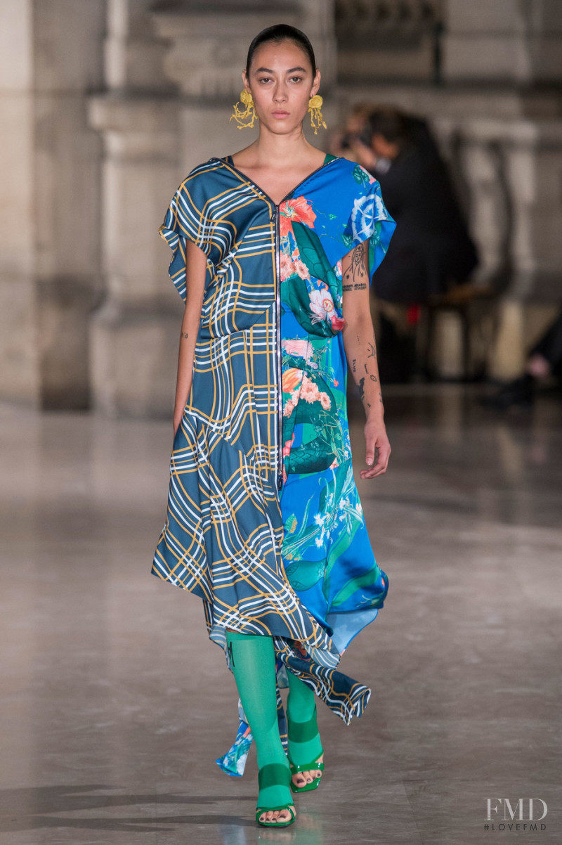 Gaia Orgeas featured in  the Masha Ma fashion show for Spring/Summer 2019