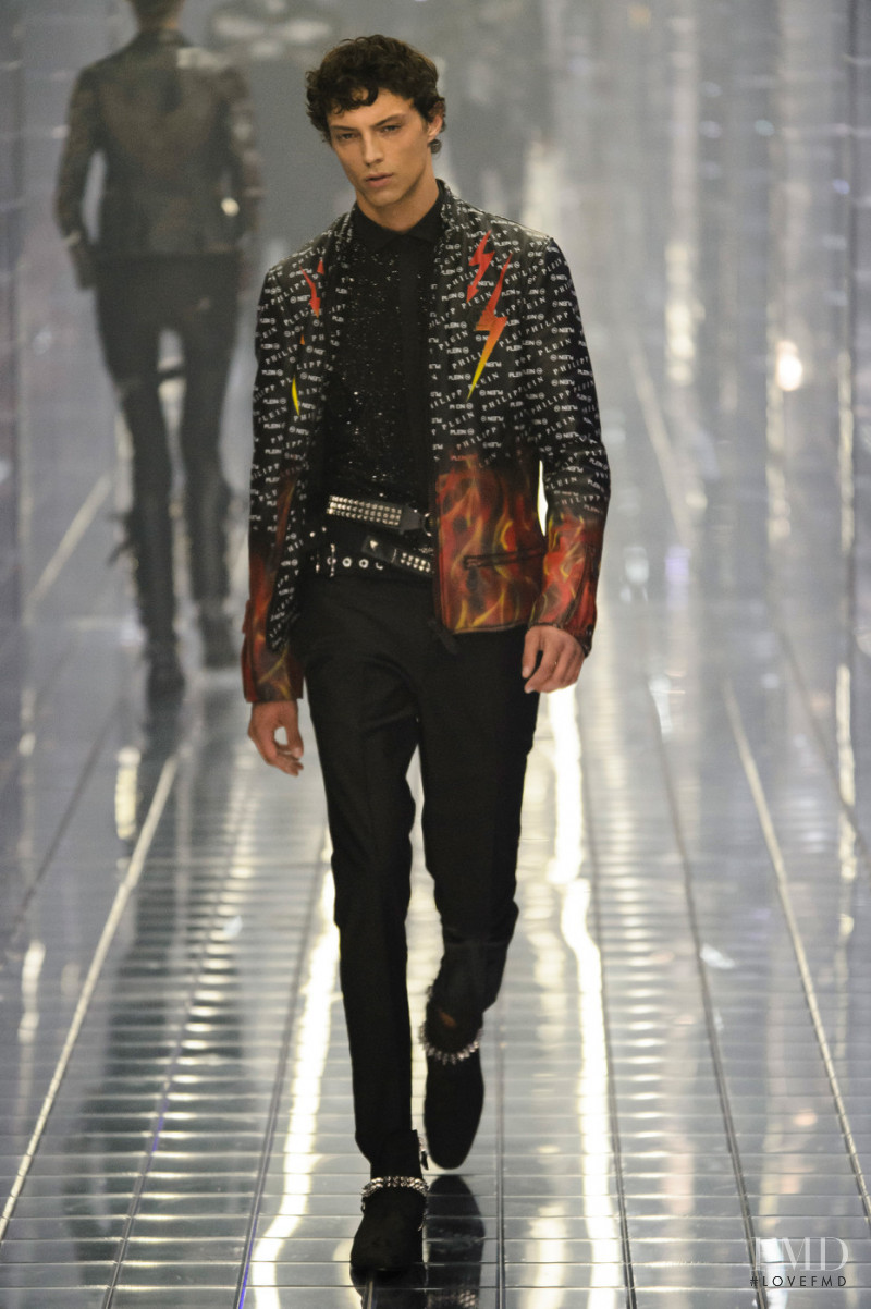 Andrea Quaranta featured in  the Philipp Plein fashion show for Spring/Summer 2019