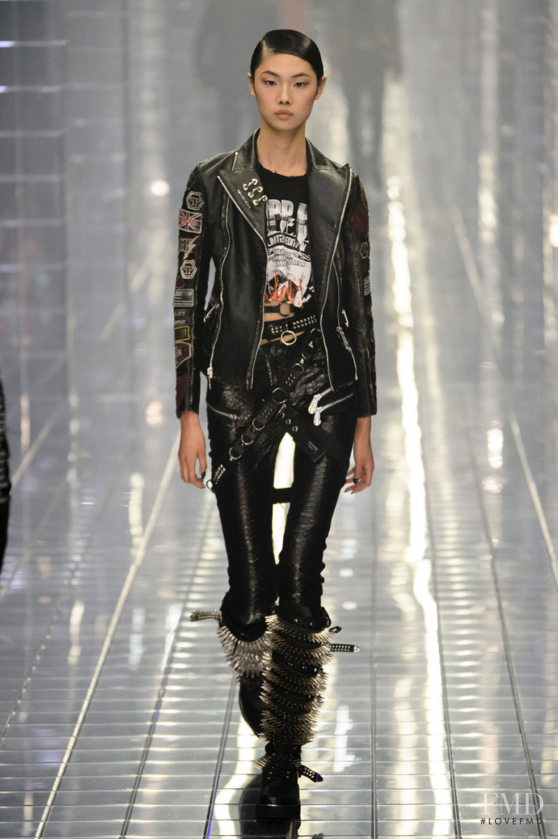 Sijia Kang featured in  the Philipp Plein fashion show for Spring/Summer 2019