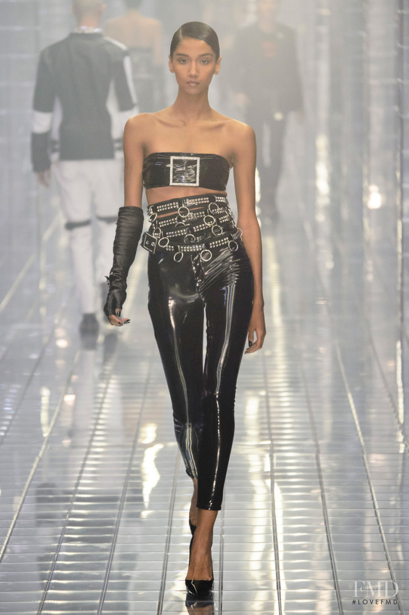Aiden Curtiss featured in  the Philipp Plein fashion show for Spring/Summer 2019