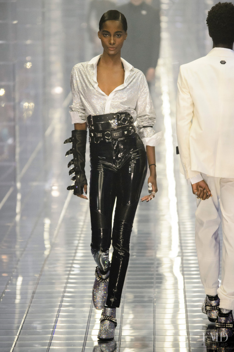 Tami Williams featured in  the Philipp Plein fashion show for Spring/Summer 2019