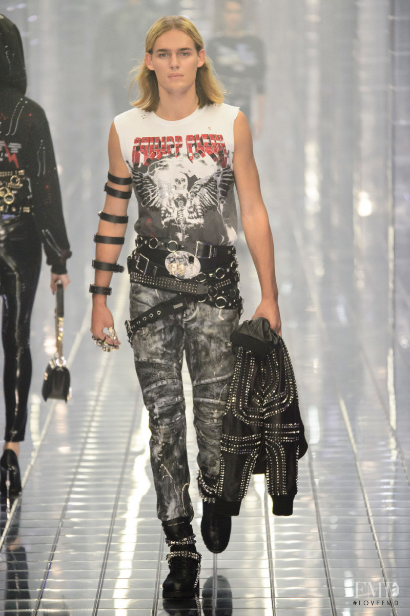 Ton Heukels featured in  the Philipp Plein fashion show for Spring/Summer 2019