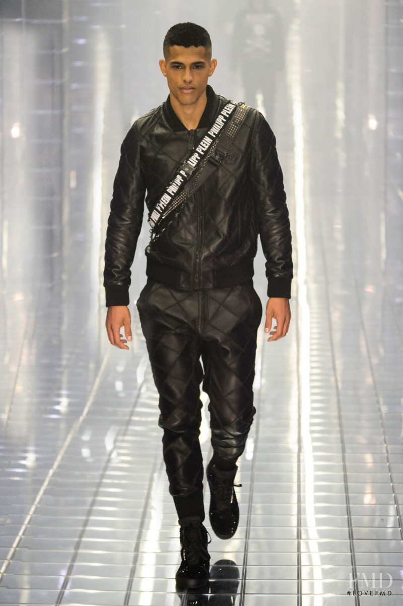 Jonas Barros featured in  the Philipp Plein fashion show for Spring/Summer 2019