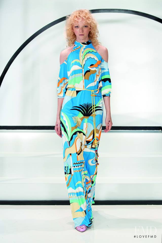 Lily Nova featured in  the Pucci fashion show for Spring/Summer 2019