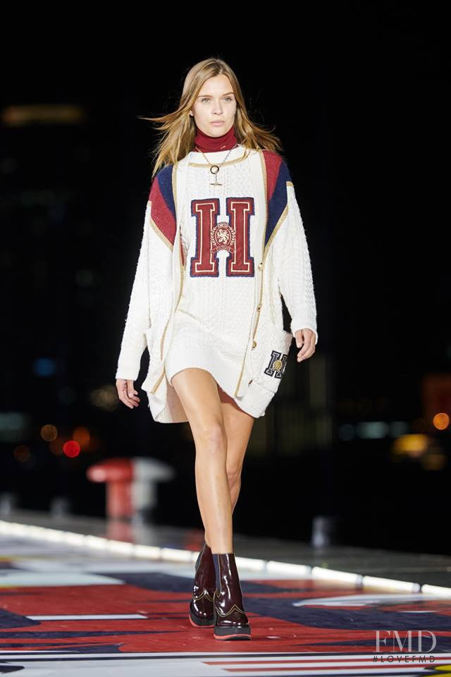 Josephine Skriver featured in  the Tommy Hilfiger x Lewis Hamilton fashion show for Autumn/Winter 2018