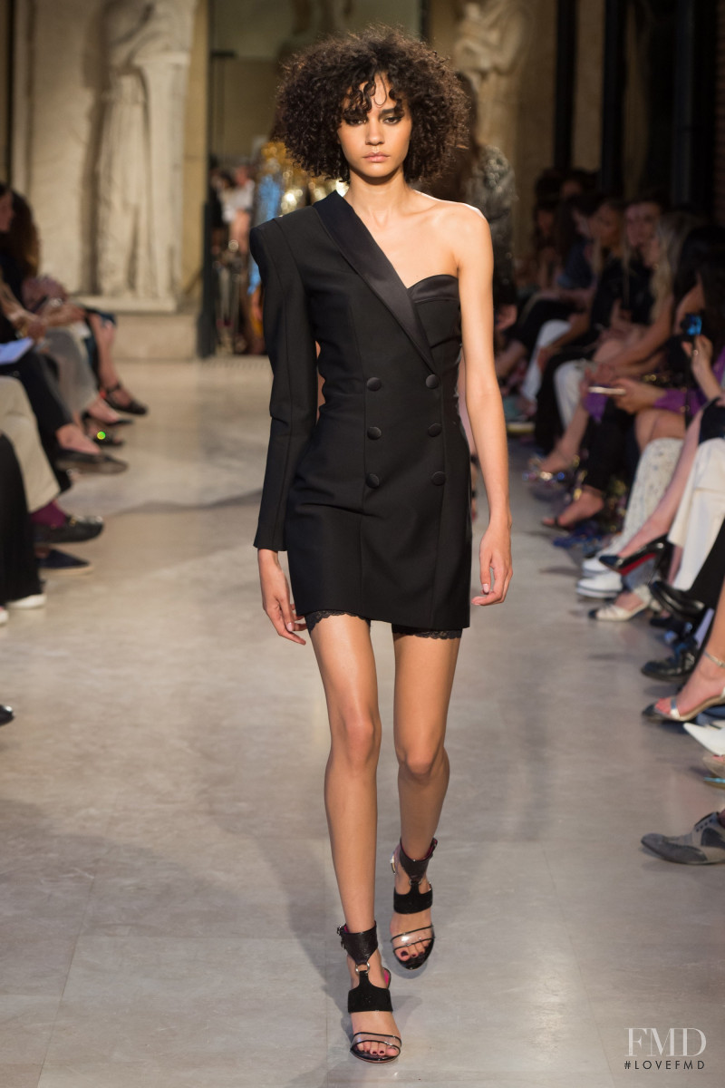 Fernanda Oliveira featured in  the Dundas fashion show for Spring/Summer 2019
