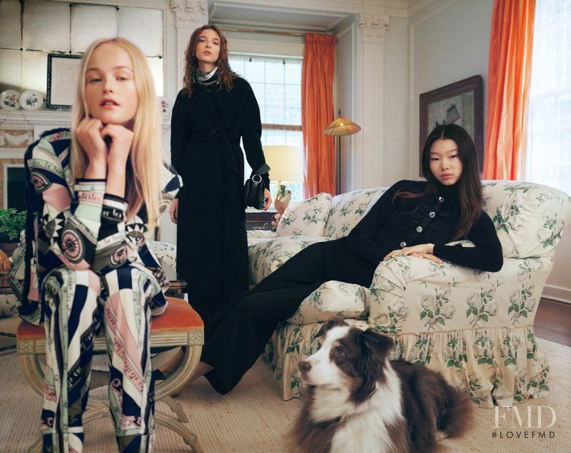 Jean Campbell featured in  the Tory Burch advertisement for Holiday 2018