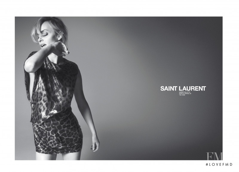 Amber Valletta featured in  the Saint Laurent #YSL19 by Anthony Vaccarello Spring 2019 advertisement for Spring/Summer 2019