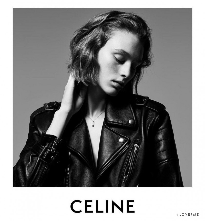 Kaila Wyatt featured in  the Celine Celine S/S 2019 advertisement for Spring/Summer 2019