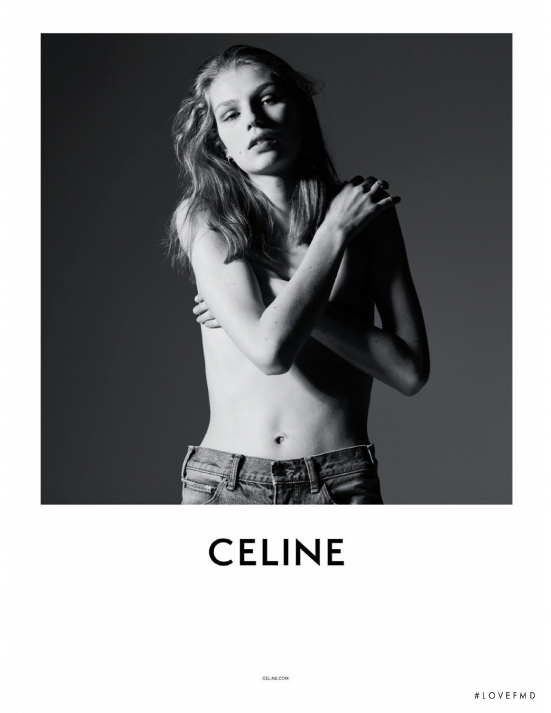 Deirdre Firinne featured in  the Celine Celine S/S 2019 advertisement for Spring/Summer 2019